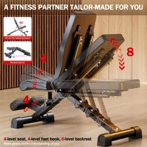 Adjustable Weight Bench for Full Body Workout