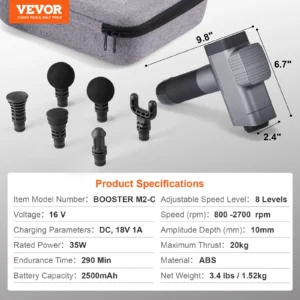 SucceBuy Massage Gun Deep Tissue Percussion Muscle Massager