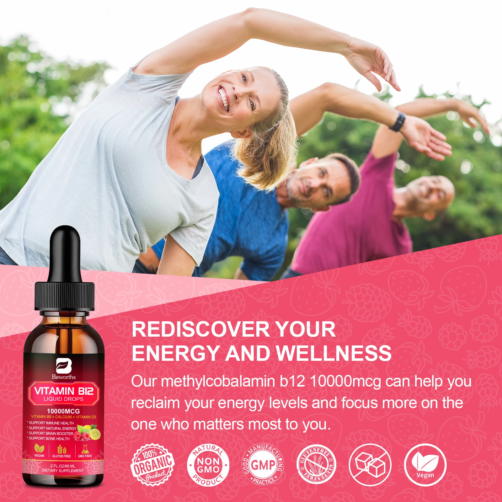 Vitamin B12 Drops Energy Supplements - Image 4