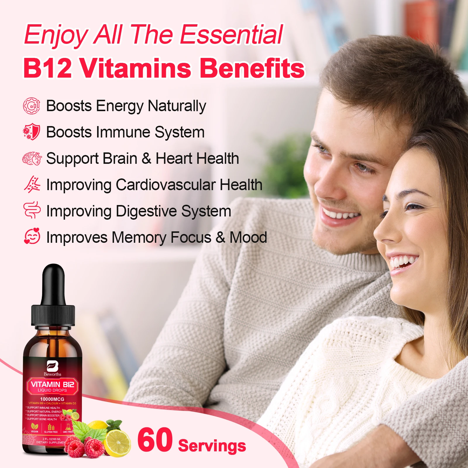 Vitamin B12 Drops Energy Supplements - Image 3
