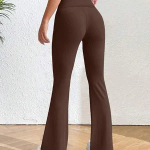 Women's High-Waisted Flared Pants,