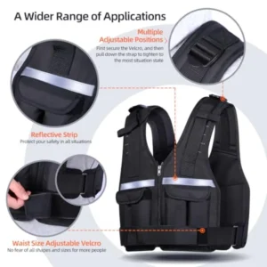 Adjustable Weighted Vest 2-18 lbs/2-40 lbs