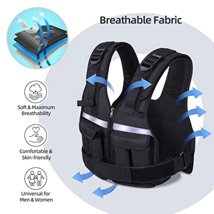Adjustable Weighted Vest 2-18 lbs/2-40 lbs - Image 4